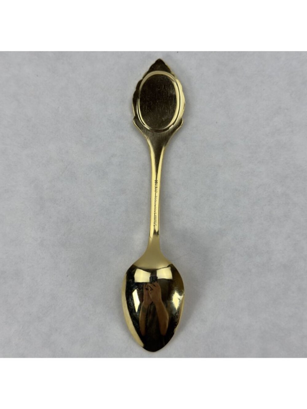 Vintage 40th Anniversary Gold-Plated Souvenir Spoon 5" Japan Stainless Steel - Picture 3 of 6